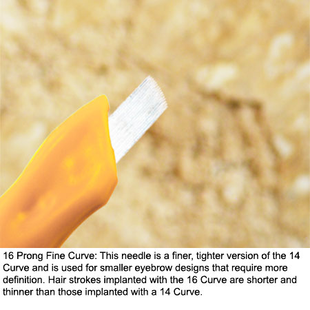 16 Prong Extra Fine Curved Click Tip